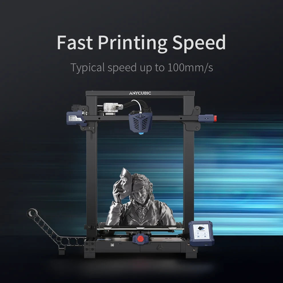 Anycubic Kobra Plus 3D Printer, Open Box, Excellent Condition, Lge Build Volume