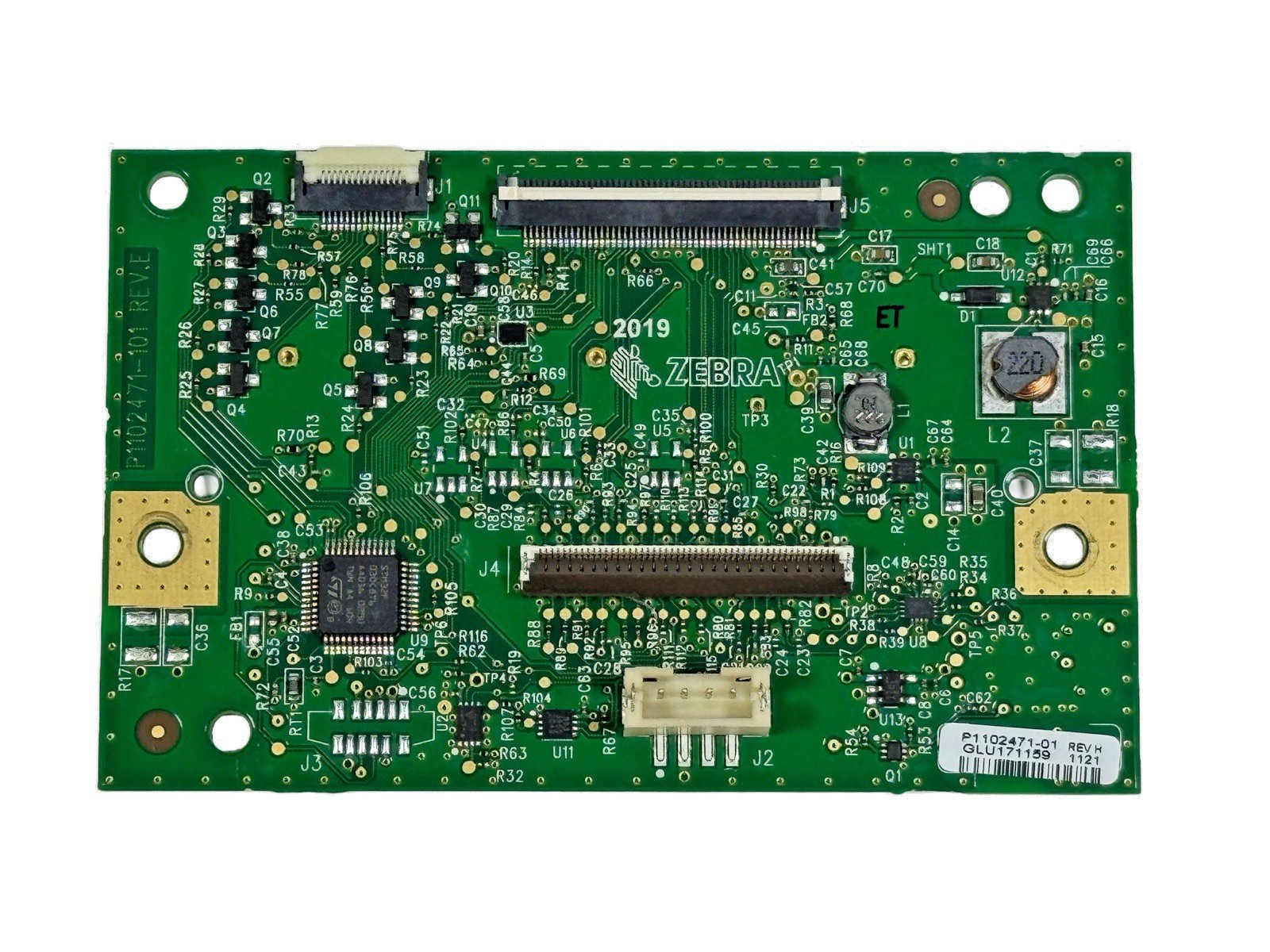 Genuine OEM Zebra P1102471-01 Rev H 3-Button Control Board for ZT411 Printer
