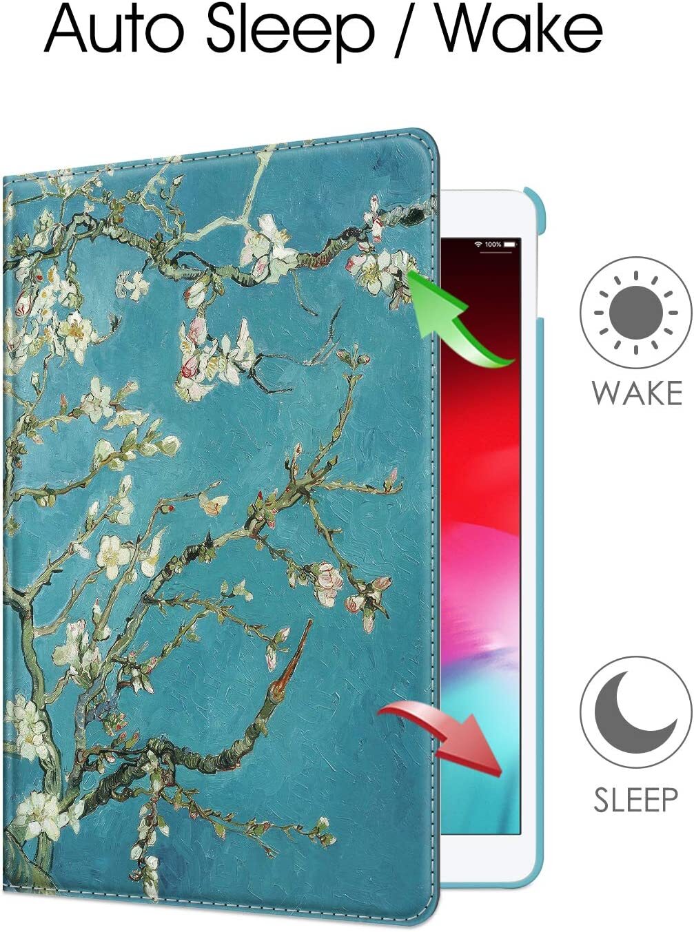 Fintie Rotating Case For iPad Pro 10.5” 2017 Stand Cover with Pencil Holder