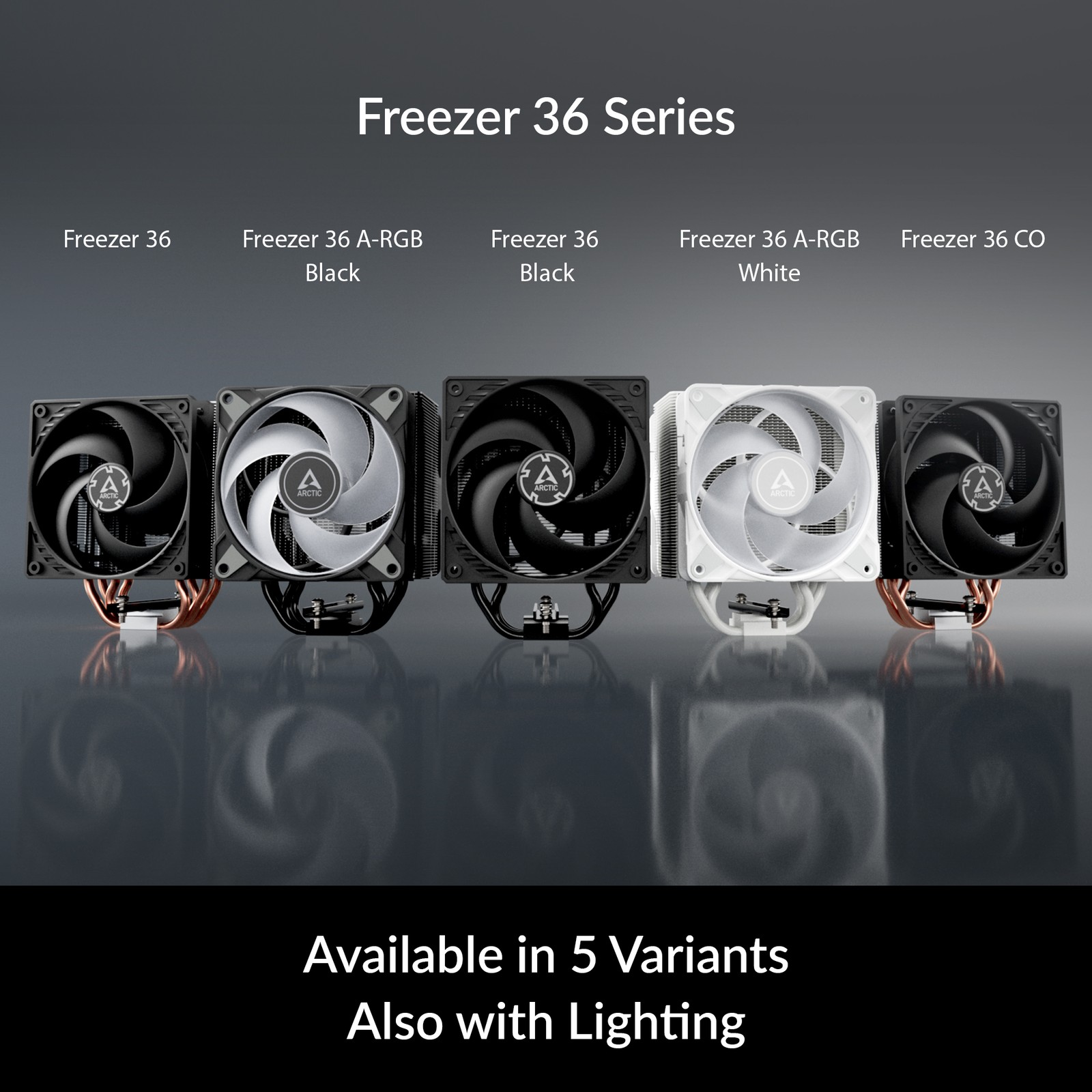 ARCTIC Freezer 36 CO Single Tower PC CPU Cooler 200-1800 RPM Continous Operation
