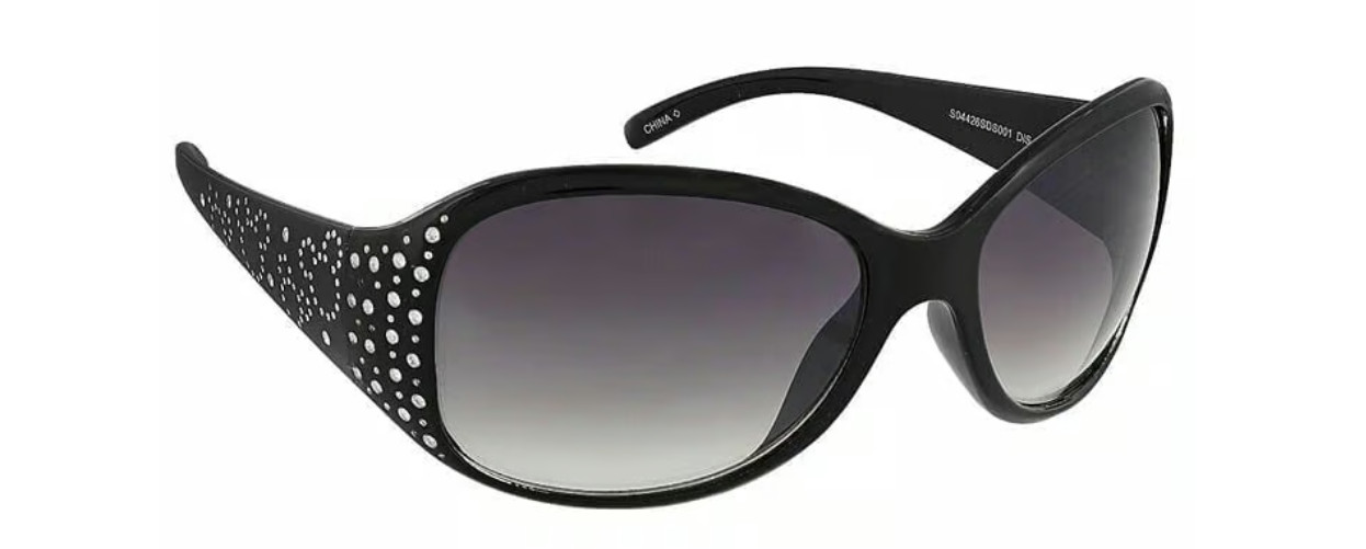 NEW! Disney Parks Mickey Mouse Icon Ears Rhinestones Adult Sunglasses – Black