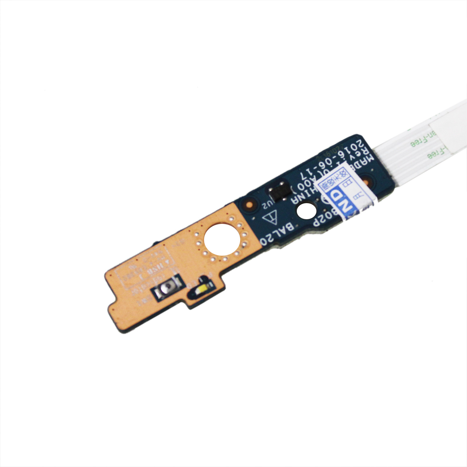 Dell Inspiron 15 5000 5567 LS-D802P ON OFF Switch Power Button Board w/Cable New