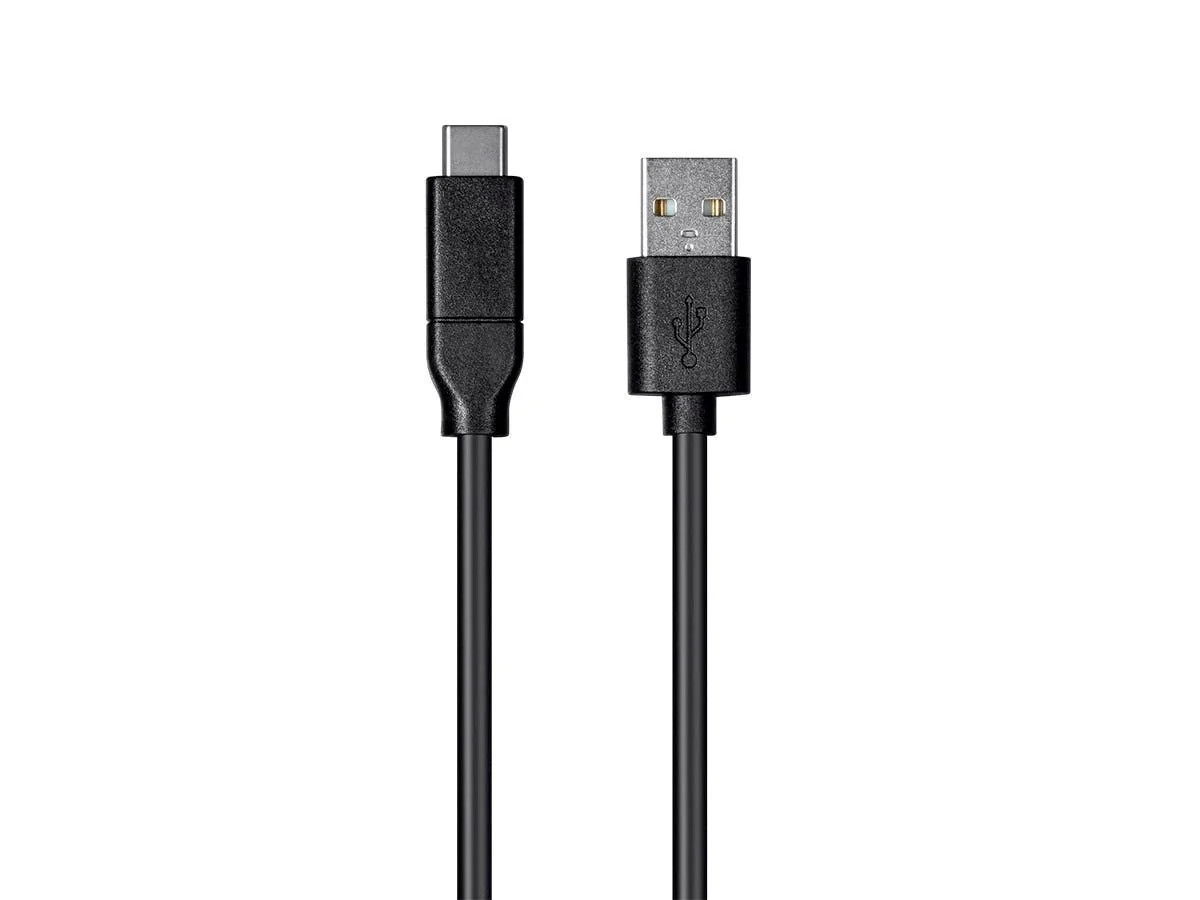 Monoprice Select Series 2.0 USB-C to USB-A, 3A, 480 Mbps, 0.5m (1.6ft), Black