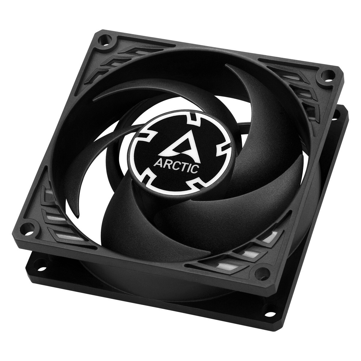 ARCTIC P8 – 80 mm Case Fan, Pressure-Optimised, Very quite motor – Black