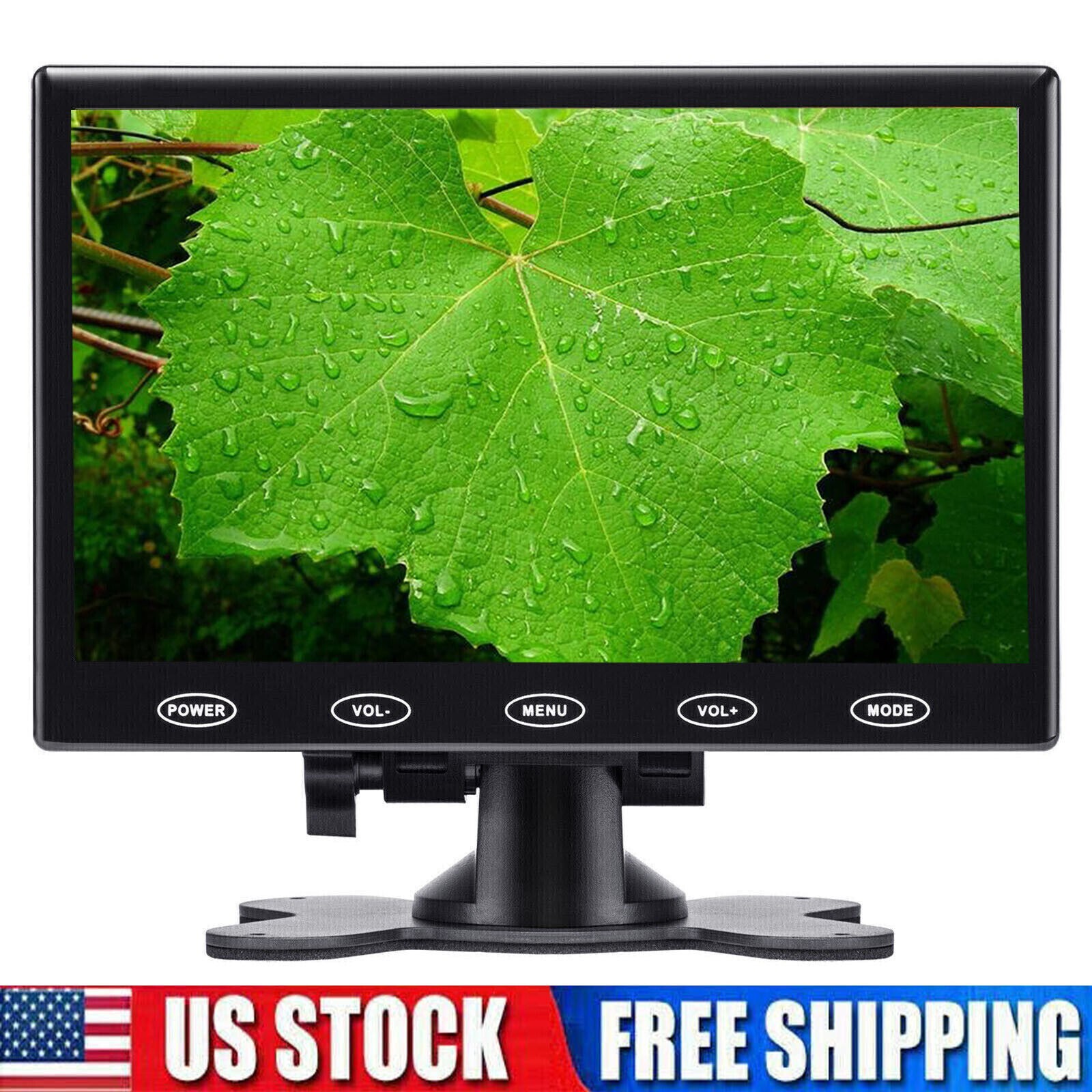 US-7” Portable Small Monitor HDMI LCD Screen for PC/TV/Security System VGA