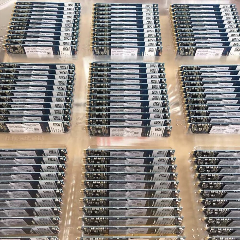 10x Intel Optane Memory M10 SSD M.2 2280 16GB MEMPEK1J016GA PCIe 3.0 Xpoint NVMe