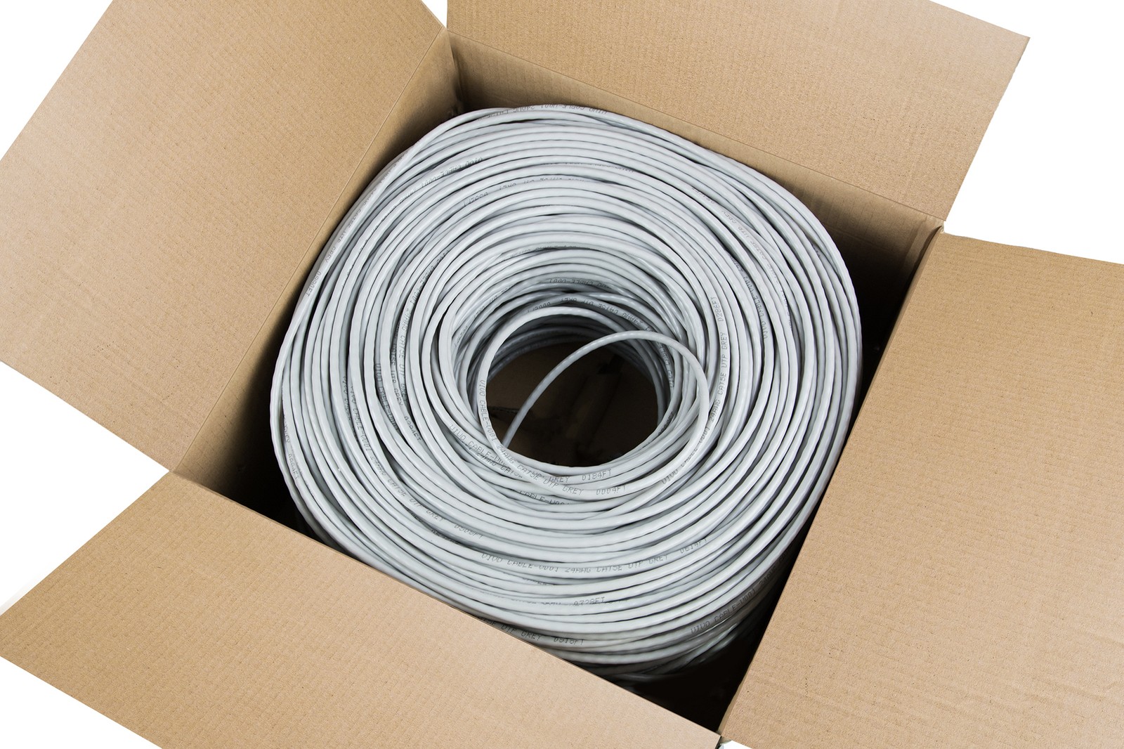 VIVO 500ft bulk Cat6 Ethernet Cable / Wire UTP Pull Box Grey LAN (CABLE-V006)