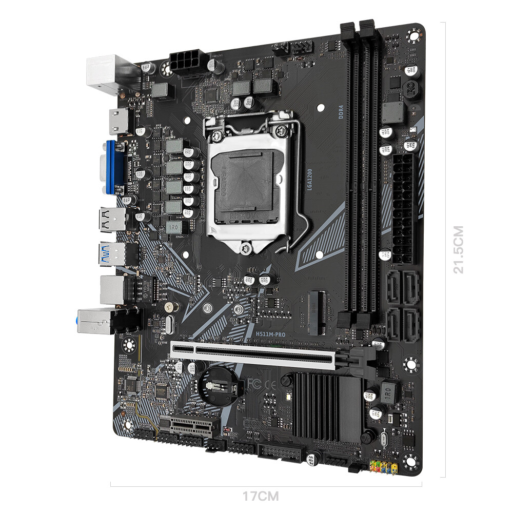 H511M PRO Motherboard LGA 1200 2*DDR4 VGA USB 2.0 USB 3.0 SATA3 On-Board Audio