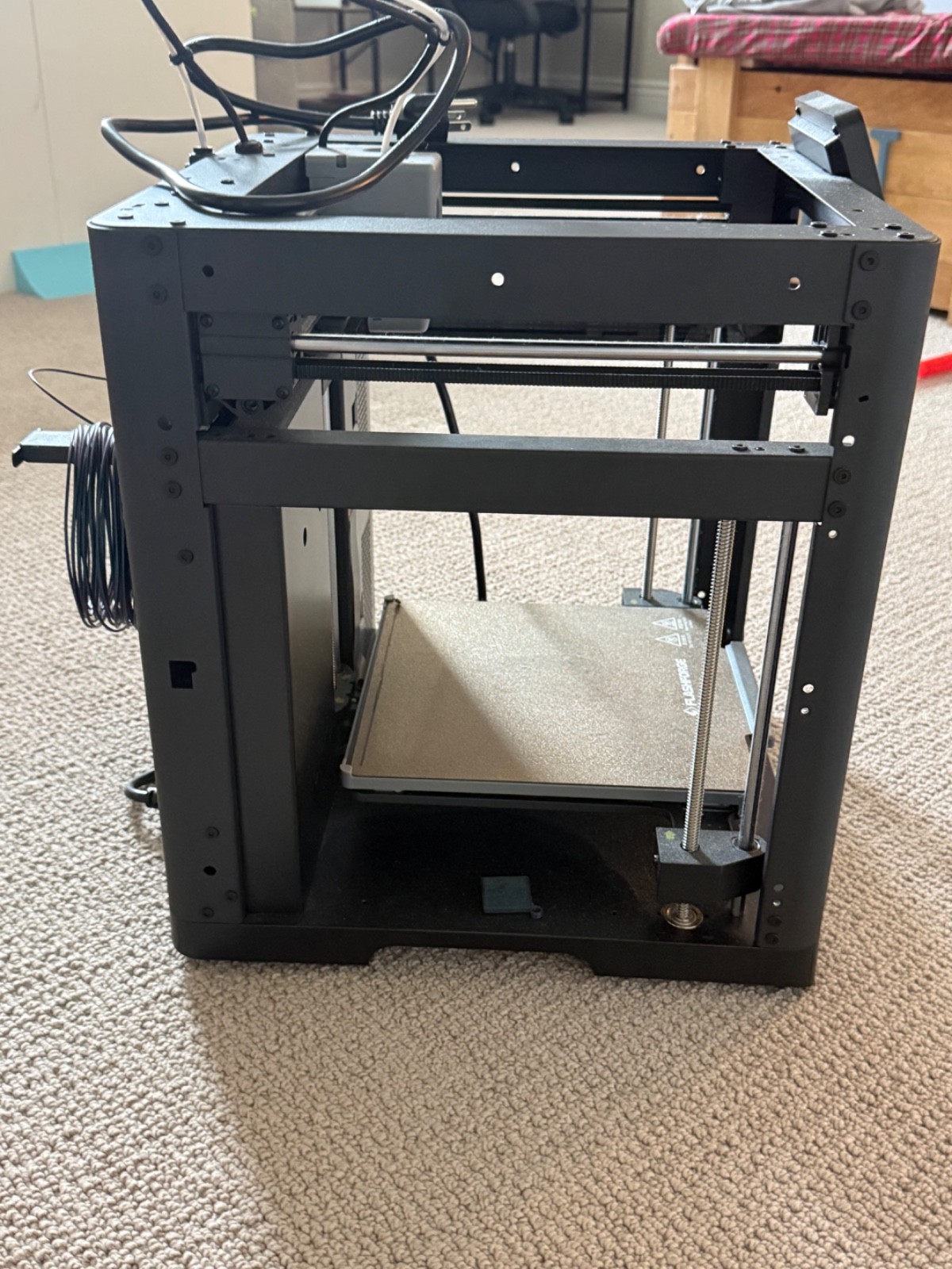 flashforge adventurer 5M 3d printer, fully auto leveling, 600 mm/sec
