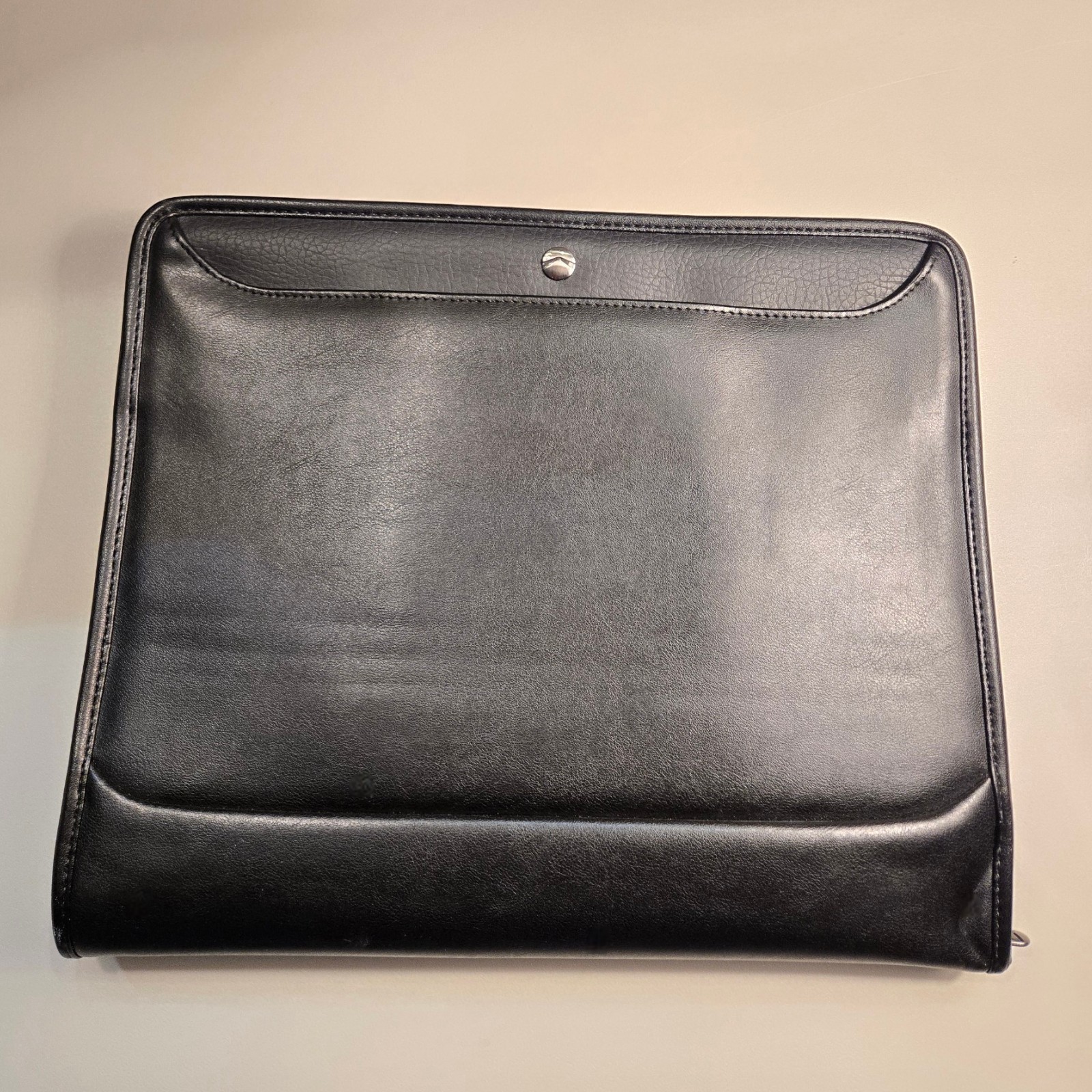 Allant Briefcase Black Synthetic Leather Fits Notebook & Tablet Zipper