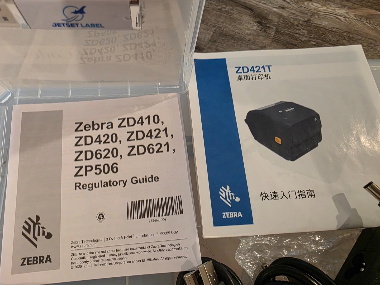 Zebra ZD421T Barcode Thermal USB Label Printer ZD4AC43-309M00EZ New Open Box