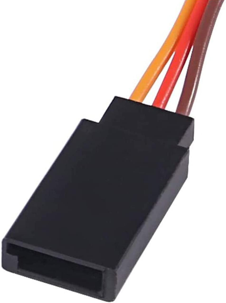 22Pcs 3Pin Servo Extension Cable Cord Male to Female Wire Connectors 5 Types