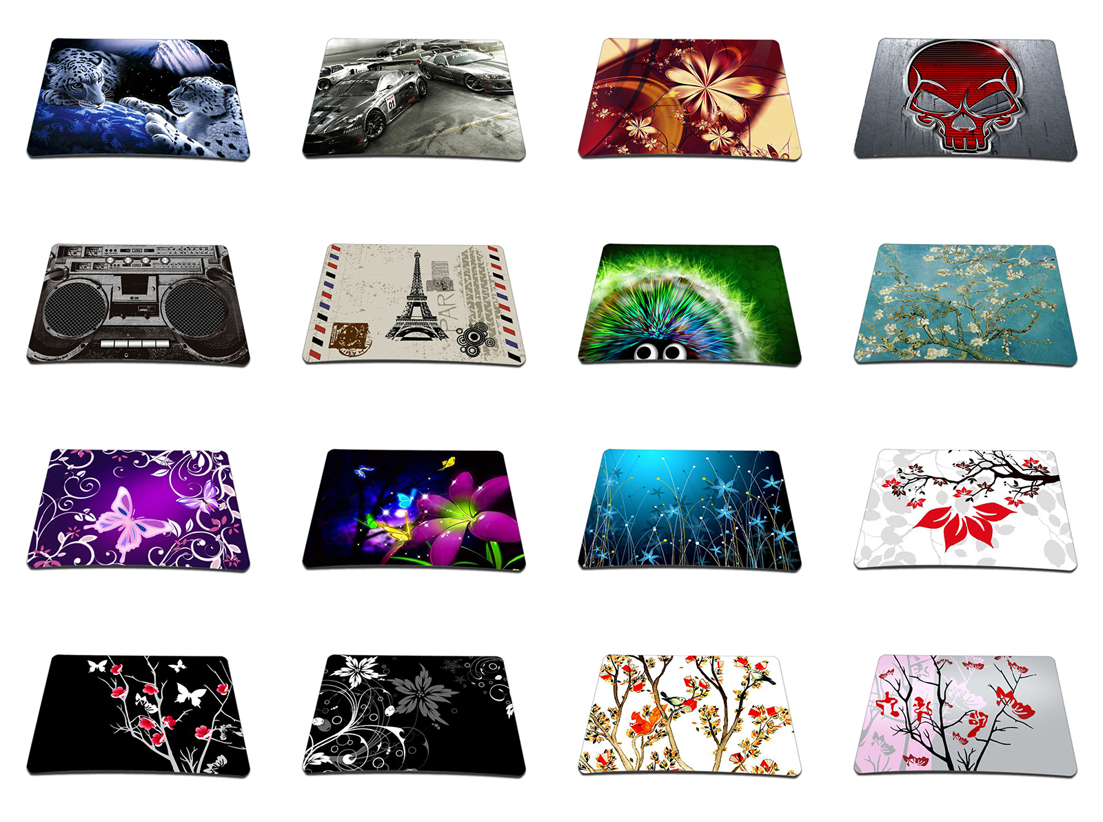 Soft Neoprene Gaming Mouse Pad 2 Laptop Computer PC Optical MousePad 8.5″ X 7″