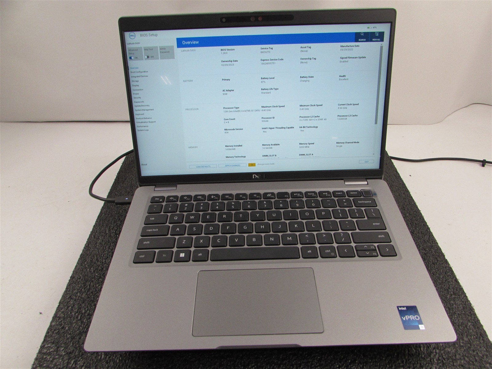 DELL LATITUDE 5430 1920X1080 FHD TOUCH I5-1245U 512GB SSD 16GB RAM NO O.S