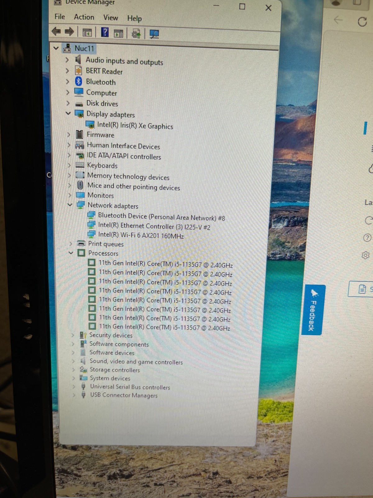 Intel NUC11PAHi5 Core i5-1135G7 /16GB RAM/ 256Gb M.2 SSD/Win11 Prof. – mint.