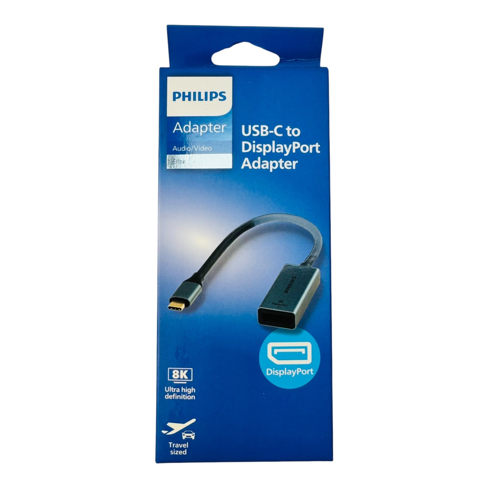 Philips Elite 8K USB-C to Display Port Adapter Travel Sized – Sealed Box