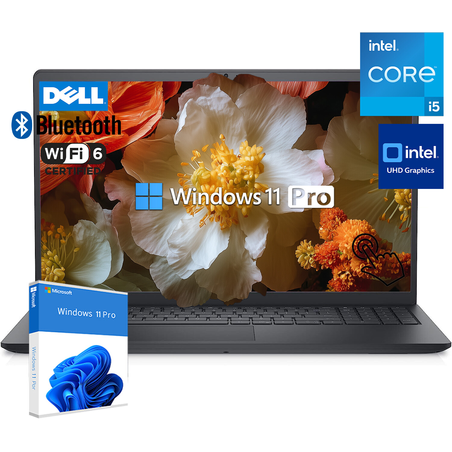Dell Inspiron 15.6″FHD Laptop Core i5-1334U 64G RAM-2TB SSD| Touch