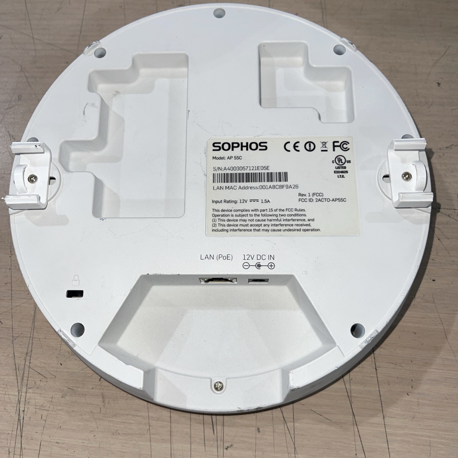 Sophos AP 55C Indoor Wireless Enterprise Hardware Access Point Device Dual Band