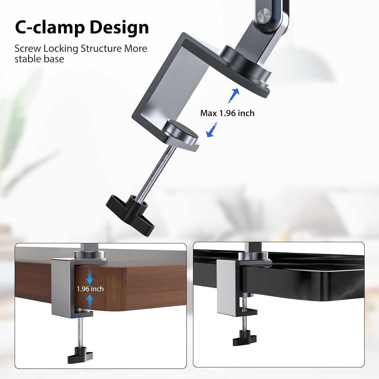X36 360° Adjustable Folding Table Desk Mount for Samsung Galaxy Tab 7-15.6”