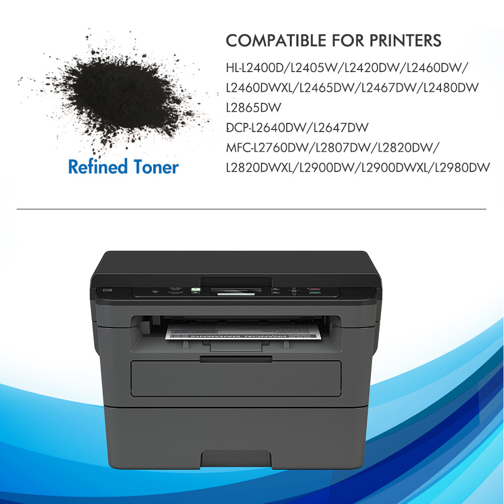 TN830 TN830XL Toner Cartridge for Brother HL-L2460DW HL-L2405W MFC-L2820DW LOT