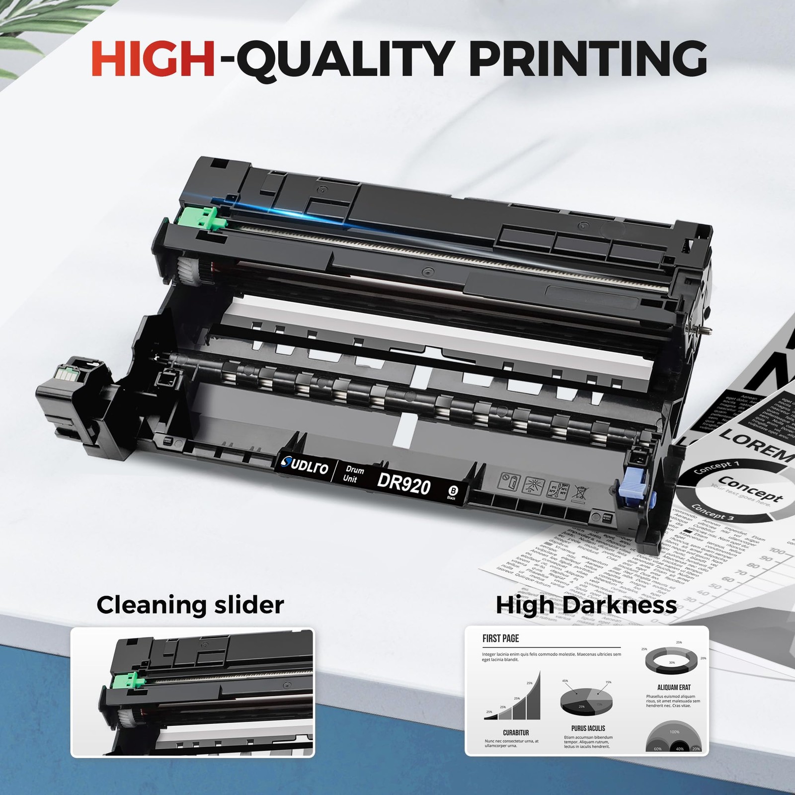 Brother DR920 Drum Unit Black High Yield for HL MFC DCP Printers 45000 Pages