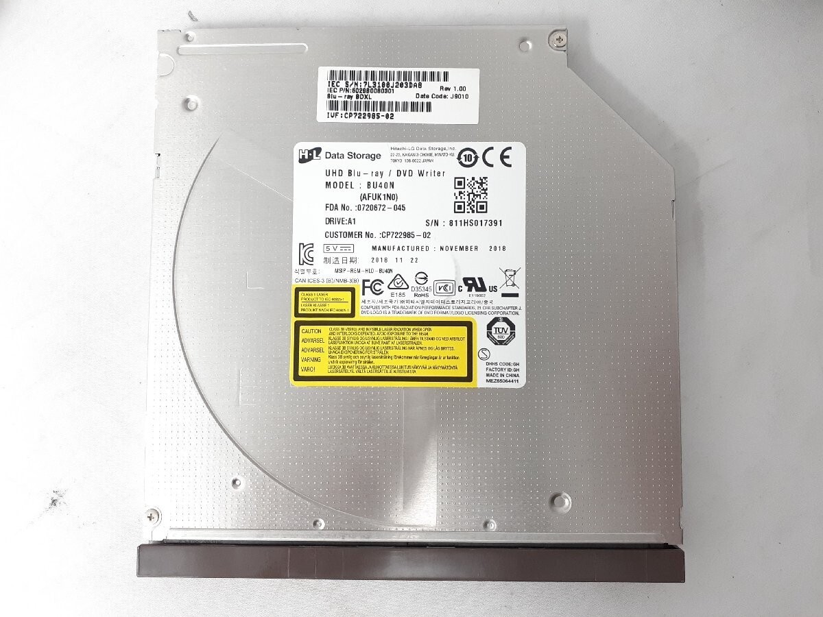 LG BU40N Ultra Slim Blu-ray DVD BDXL SATA Drive Used Compact Optical Good Used