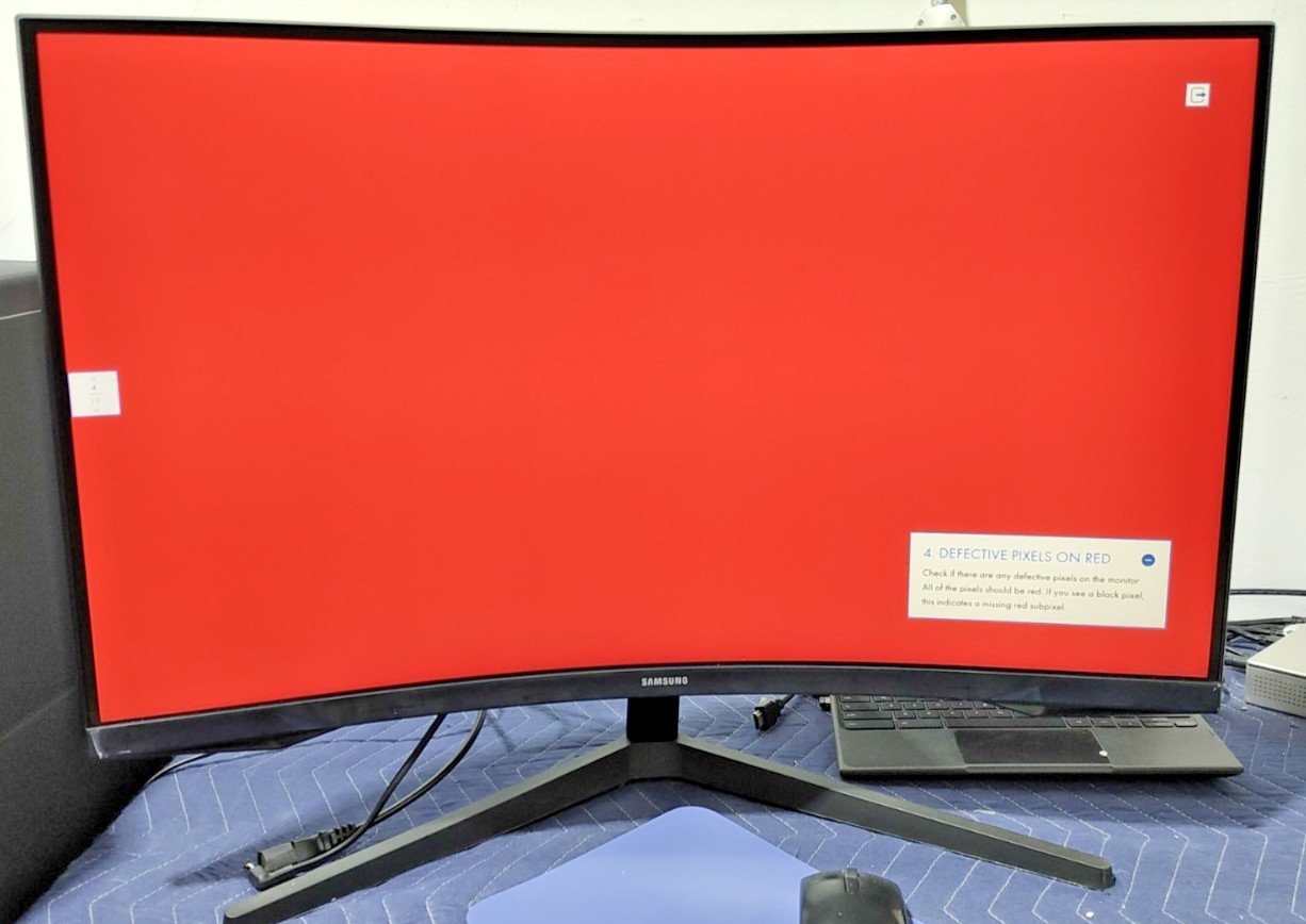 Samsung Odyssey G55C 32in QHD Curved Gaming Monitor 165Hz LS32CG550ENXZA *READ*