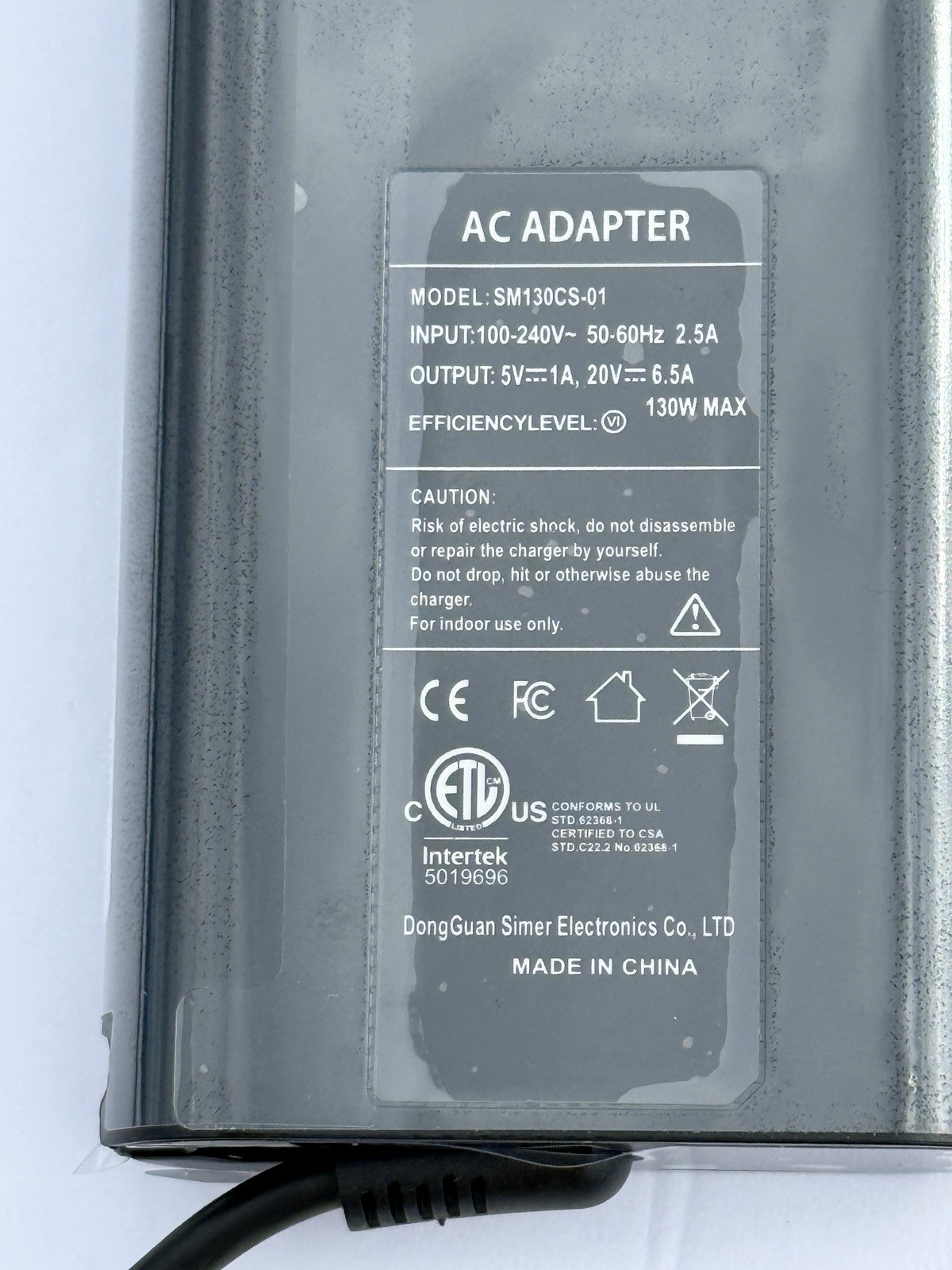 130W USB C Type C Adapter Laptop Charger Compatible with Dell XPS 15 2in1 957…