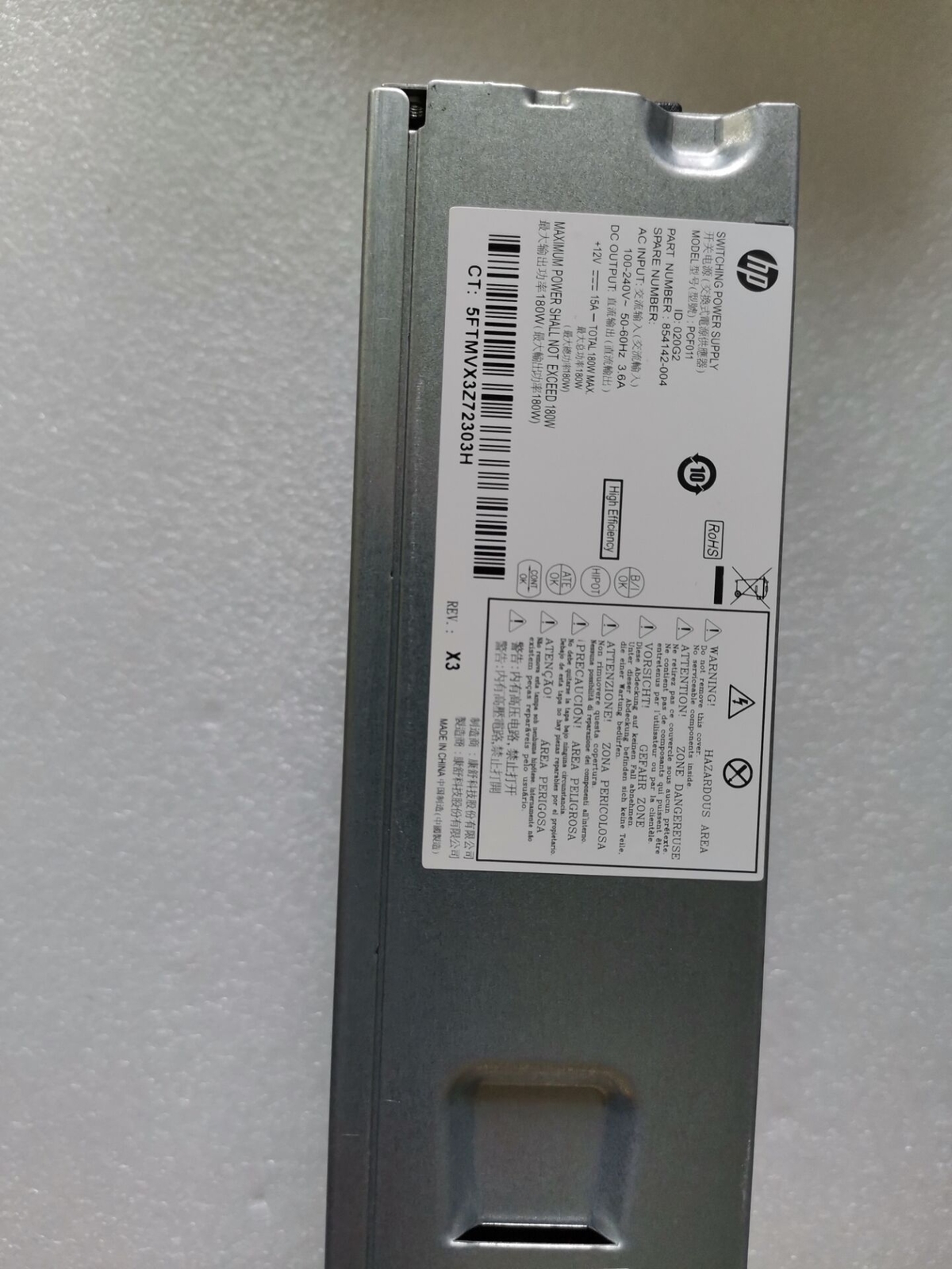 854142-001 854142-004 For HP 280 G2 SFF Power Supply PCF011