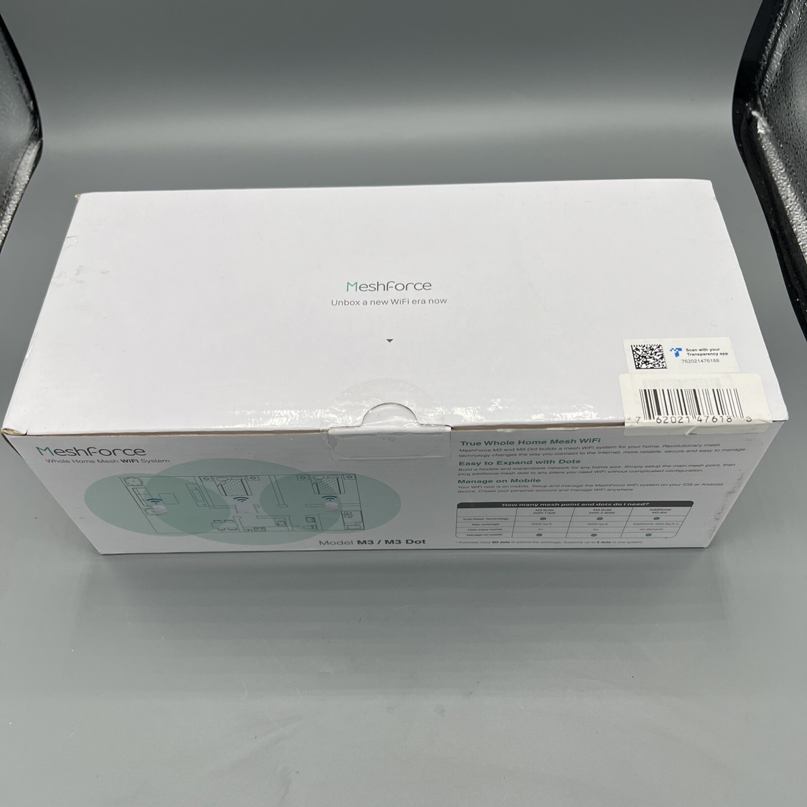 Meshforce Whole Home Mesh WiFi System M3/M3 Dot My Mesh APP AC1200 Dual Band