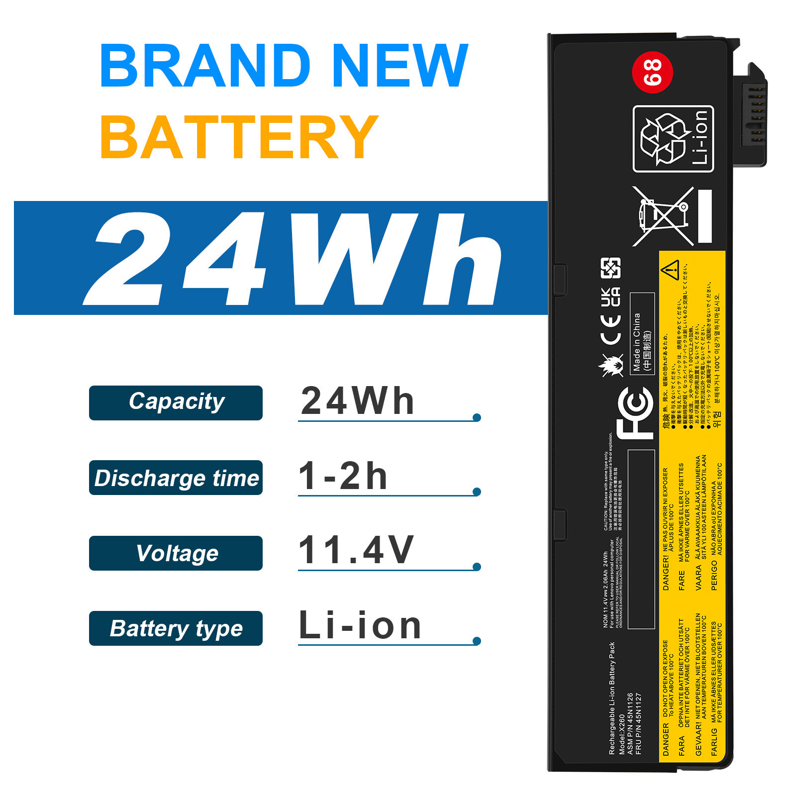Battery For Lenovo Thinkpad T440 T440s T460 T450 T450s T460P T470P T560 0C52862