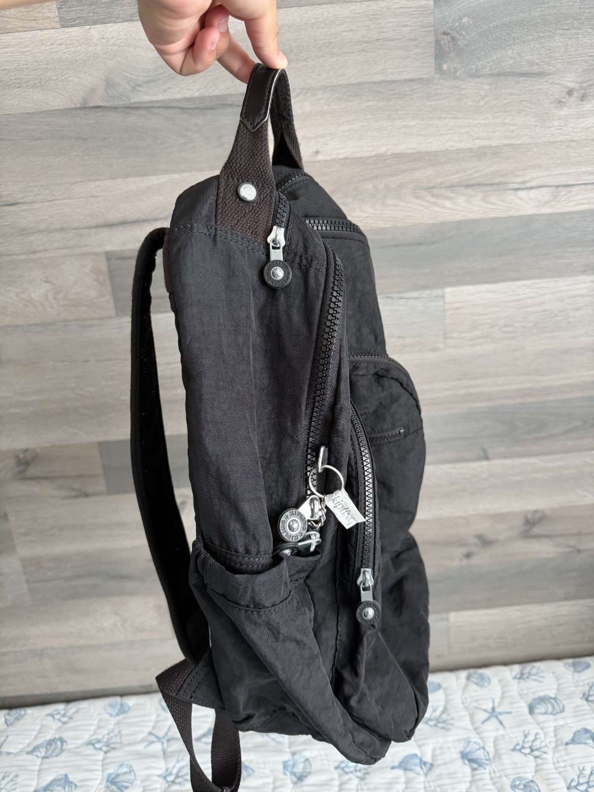 Kipling X2319 Black Seoul Large 16-17″ Water Resistant School Laptop Backpack