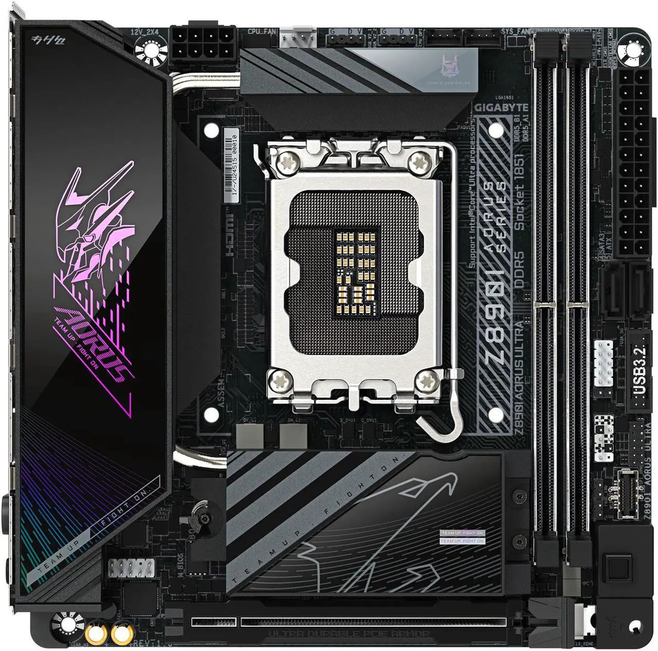 (Factory Refurbished) GIGABYTE Z890I AORUS ULTRA LGA 1851 Mini-ITX Motherboard