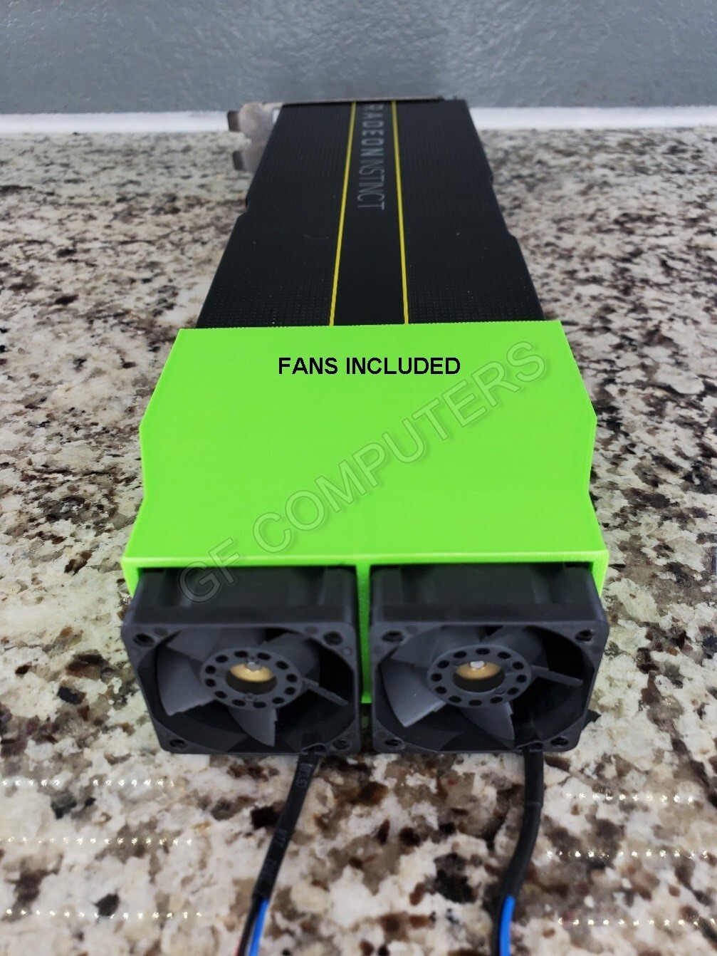 NIVIDA RTX A8000 PASSIVE GPU Cooling Fan Shroud Mounting Accelerator Card