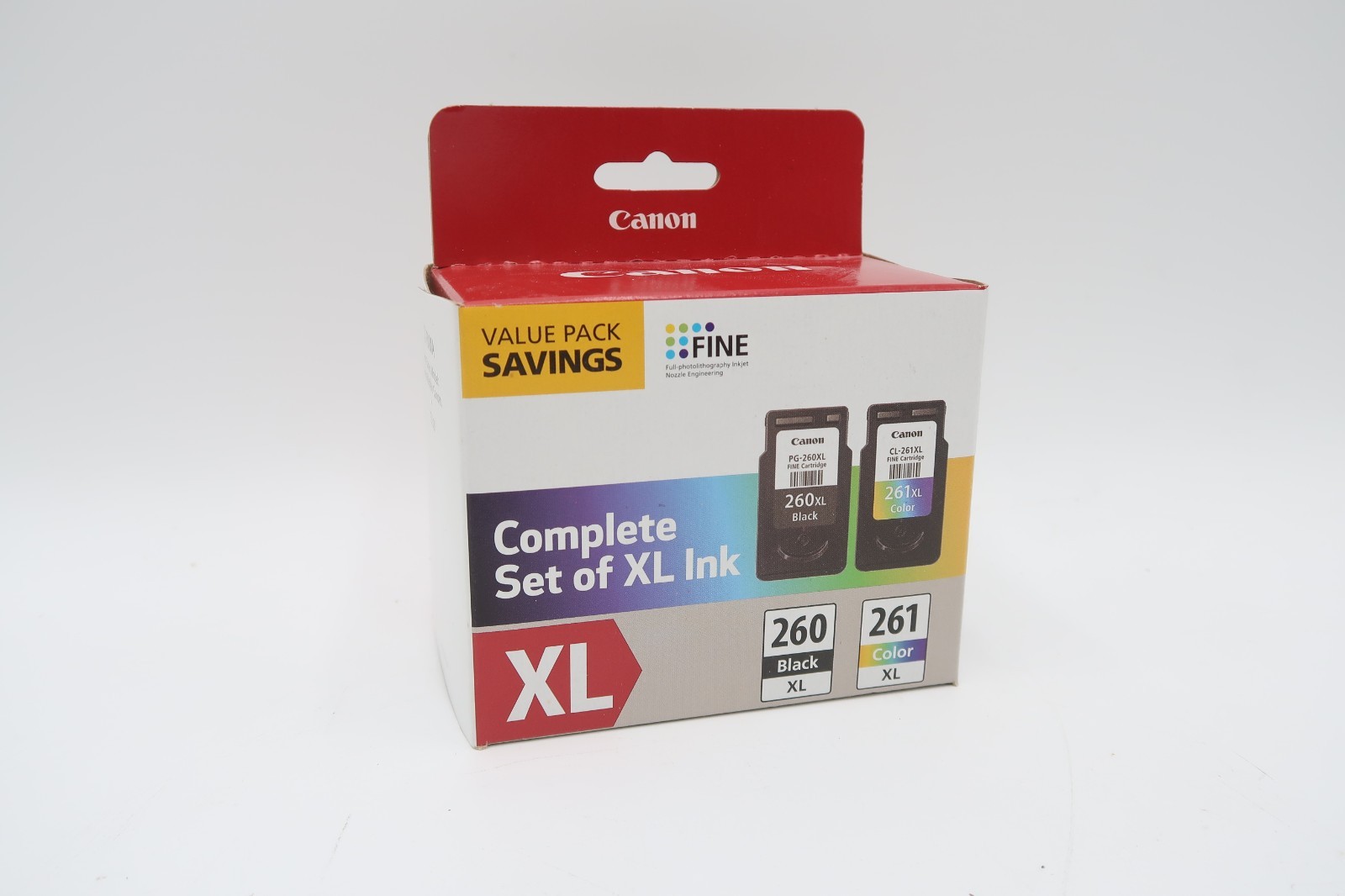 new Genuine OEM Canon PG-260XL Black & CL-261XL Color Ink cartridge set 260 261