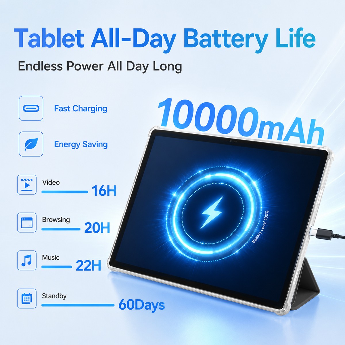 14 inch TouchScreen Tablet Android 16 30GB RAM 256GB ROM PC 10000mAh WiFi 6