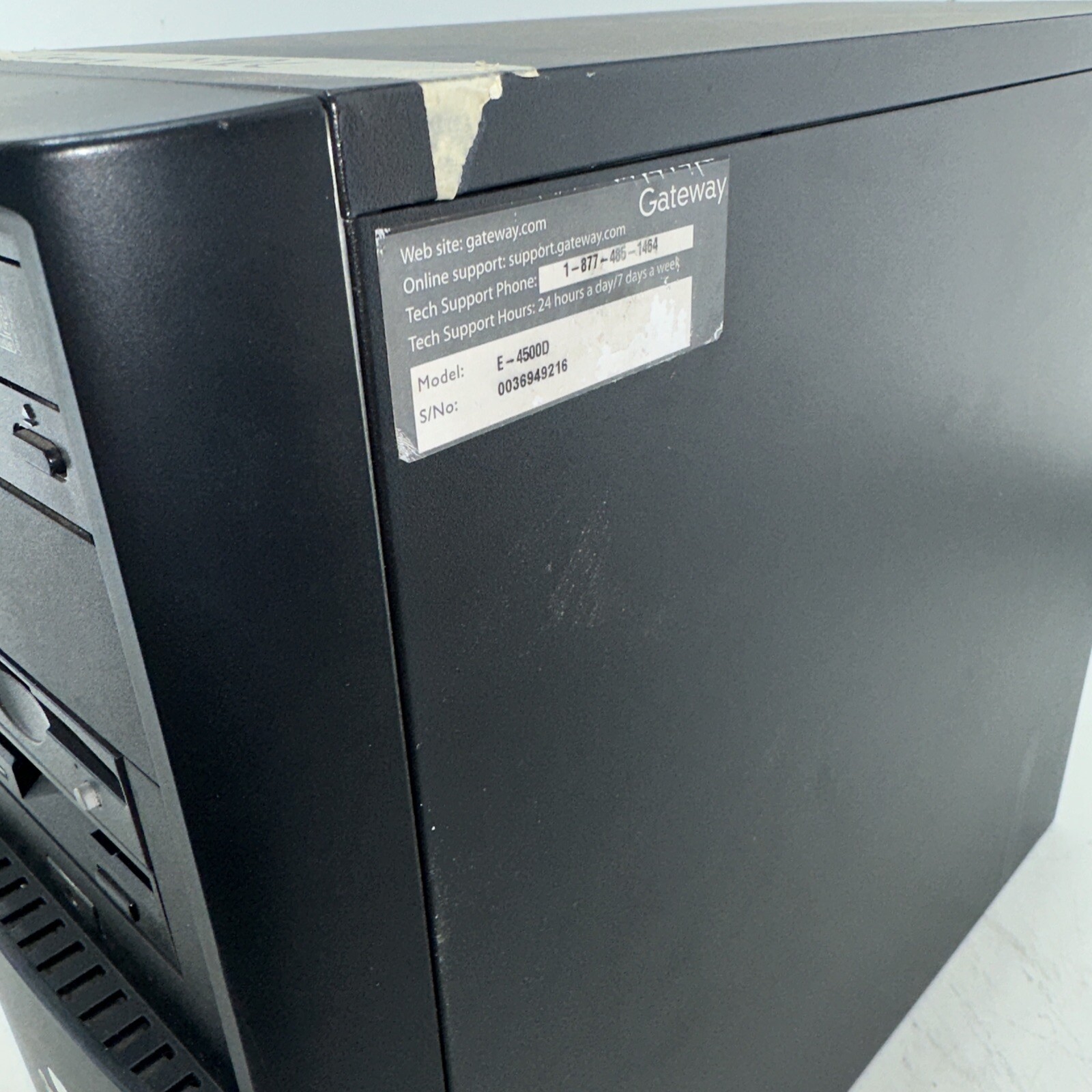 Gateway E-4500D Computer Intel Pentium 4 4GB RAM No HDD Does Not Power On