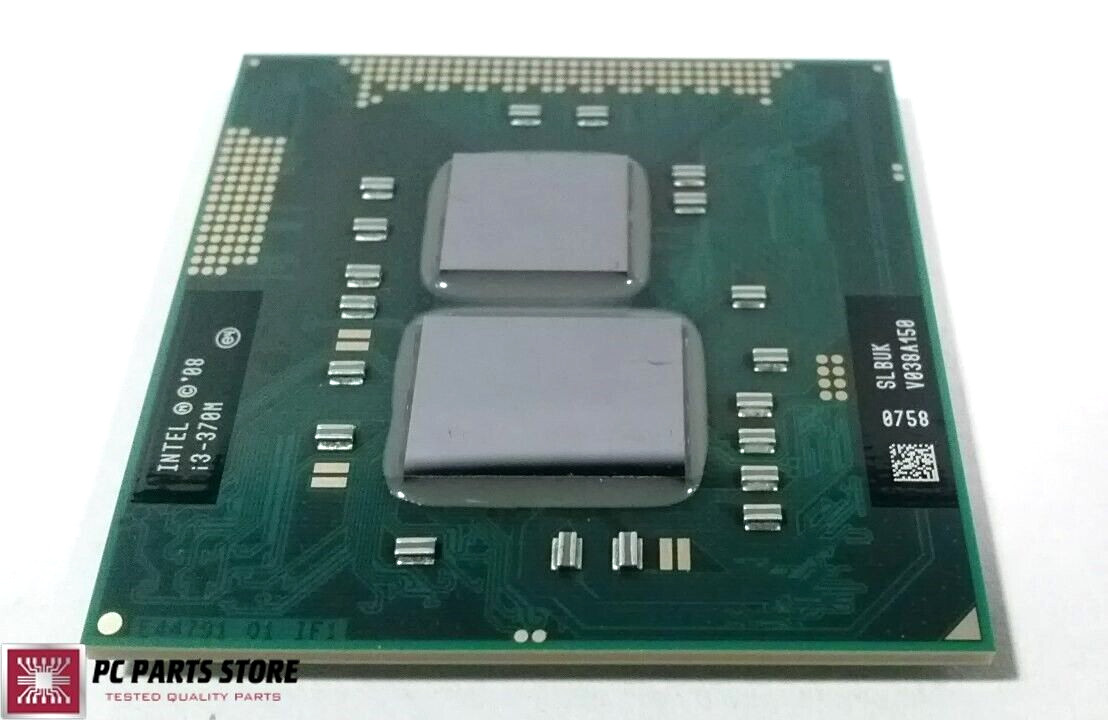 Intel Core i3-370M Dual-Core 2.4GHz 3MB Socket G1 SLBUK Laptop CPU Processor 35W