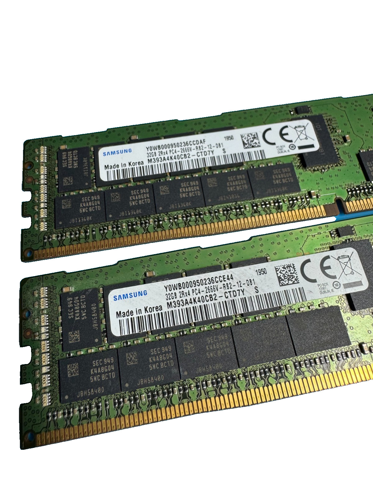 Samsung 64GB 2x32GB DDR4-2666 ECC Registered RDIMM Server RAM Kit