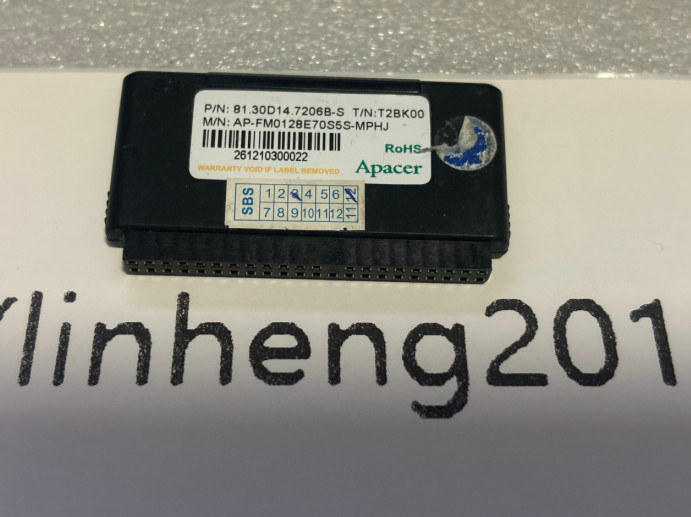 Apacer 128MB 44-Pin DOM Disk On Module 44PIN PATA/IDE/EIDE