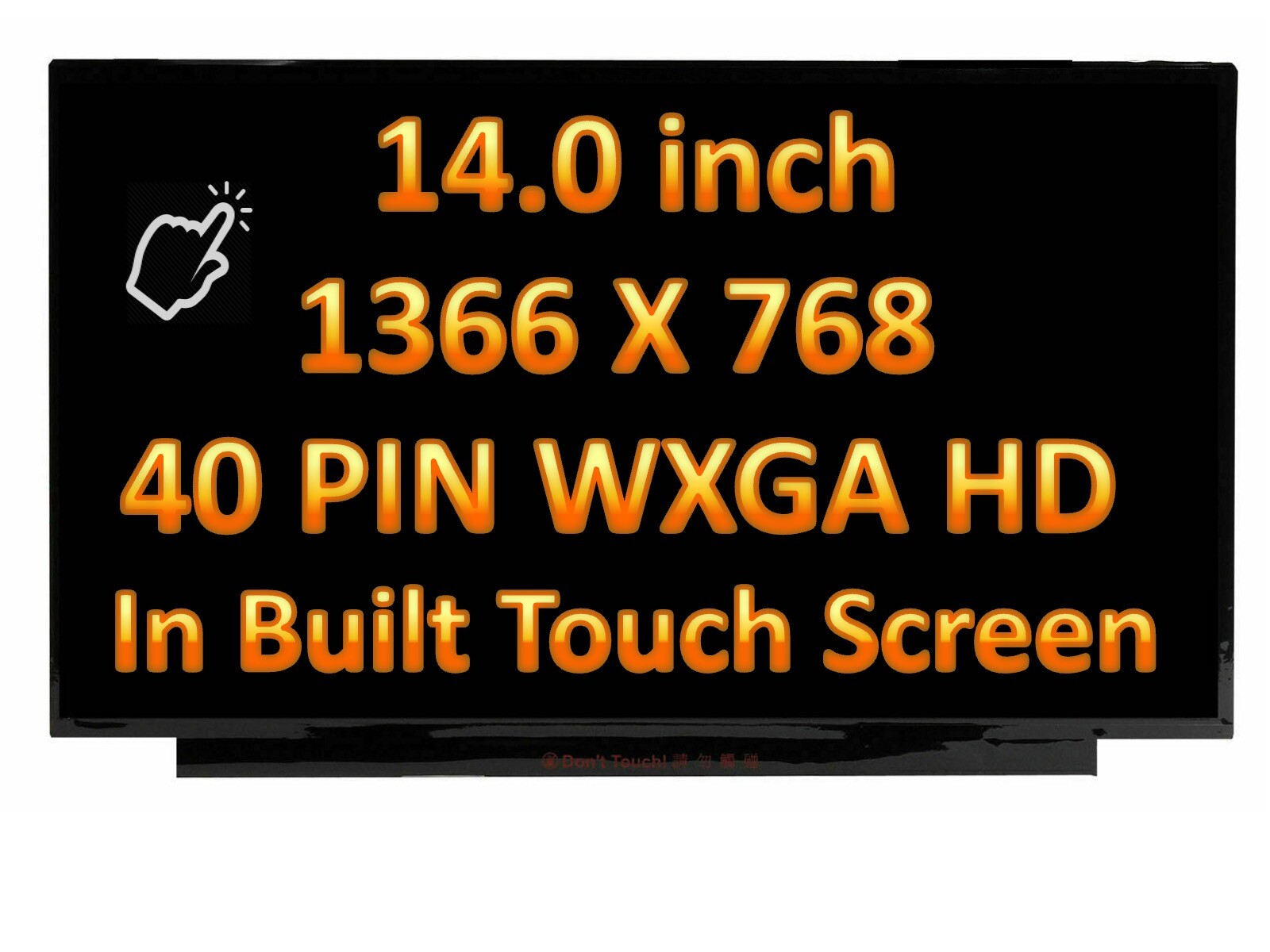 For HP Chromebook X360 14A-CA0130WM 14A-CA0190WM LCD Display Touch Screen 40pins