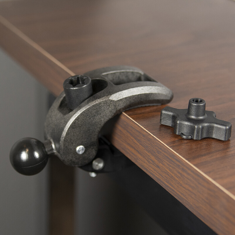 Robust 22mm Ball Clamp Mount Compatible w/ Bars to 1.75″ f/Wheelchair,Handllebar