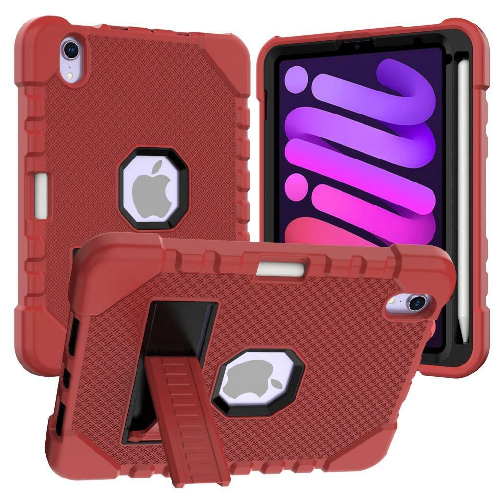 Case for iPad mini 6th Gen 8.3 inch 2021 Shockproof Full Body Stand Hard Cover