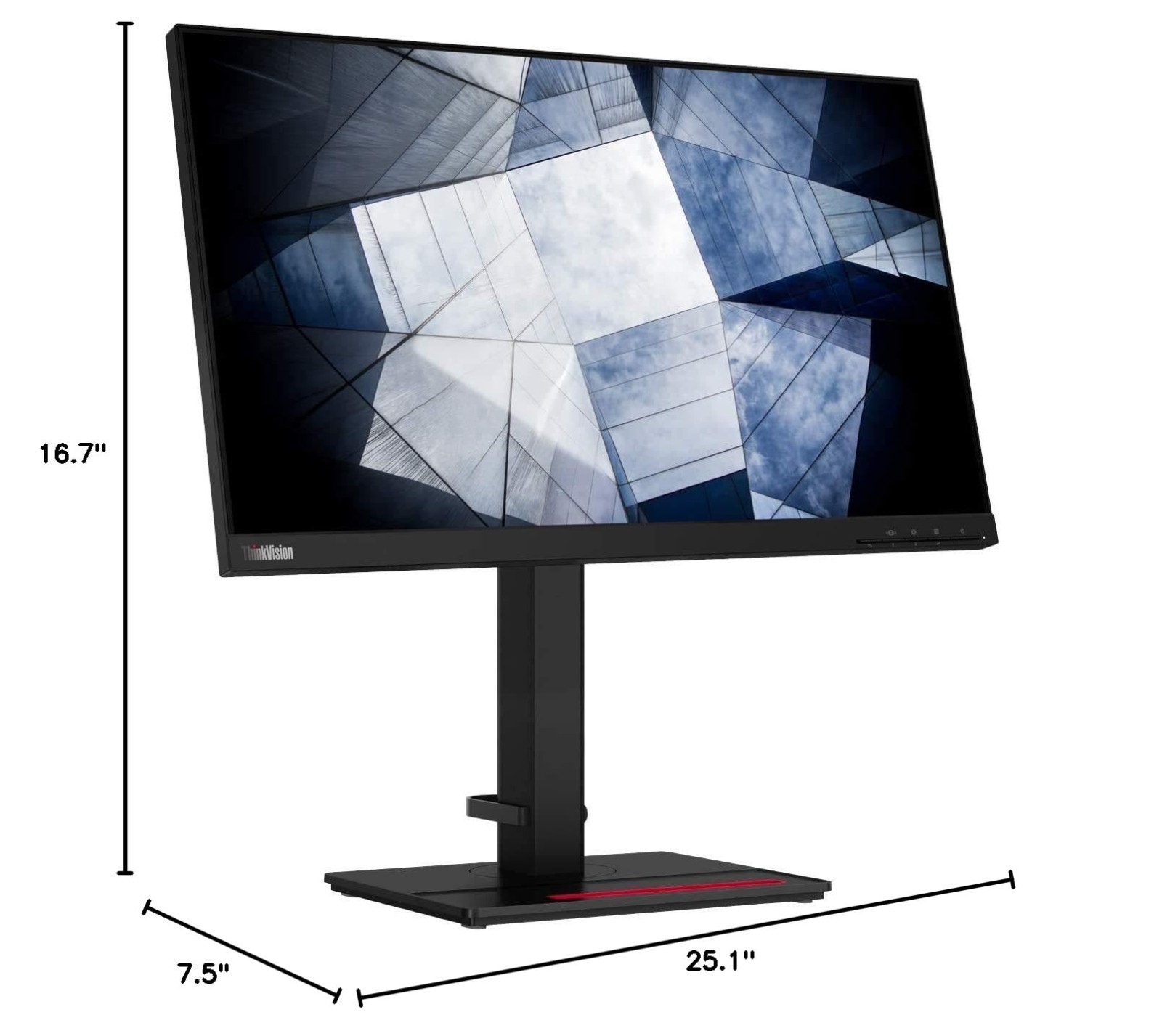 Lenovo ThinkVision P24Q-20 23.8 in LED Monitor 2K 2560 x 1440 (QHD) Grade B