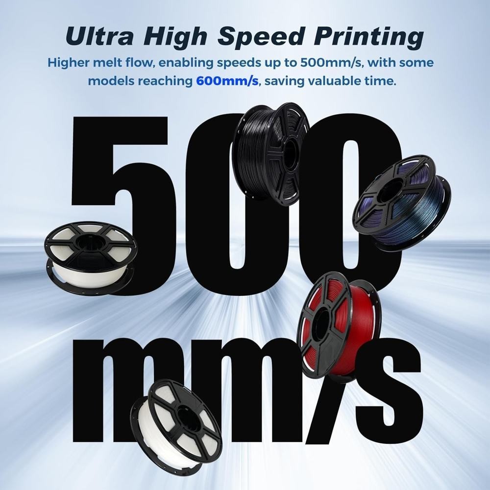 (BUY 2 GET 2 FREE,Add 4) FLASHFORGE HS PLA 3D Printer Filament Ruby Red US