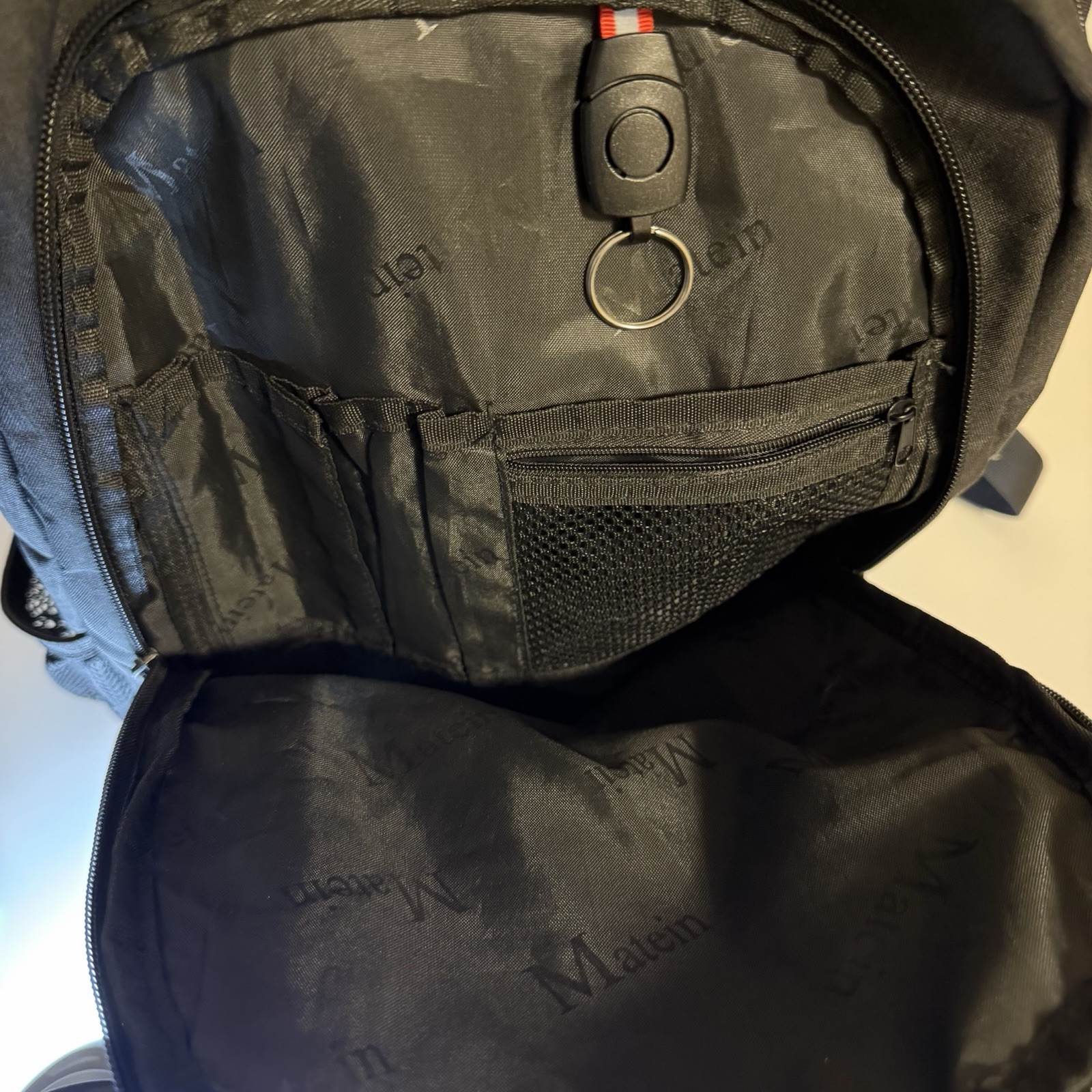 Matein Black Laptop Backpack Bag, Padded Straps, Travel Pack