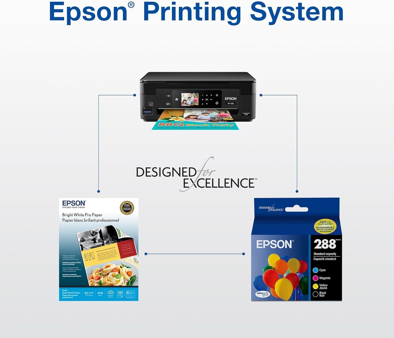 Epson 288 DURABrite Ultra Inks, Standard-Yield, Black, New exp 05/2027 NEW!!