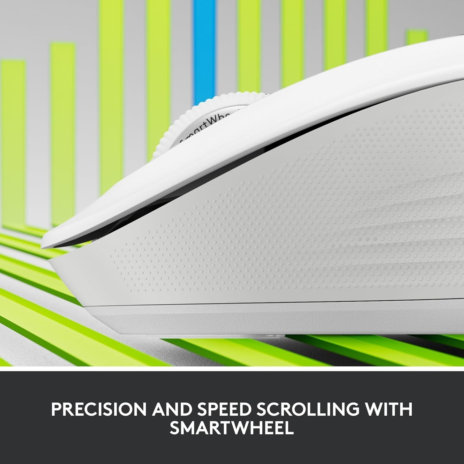 Logitech Signature M550 L Wireless Mouse Large Sized Hand PC, MAC, Laptop -White