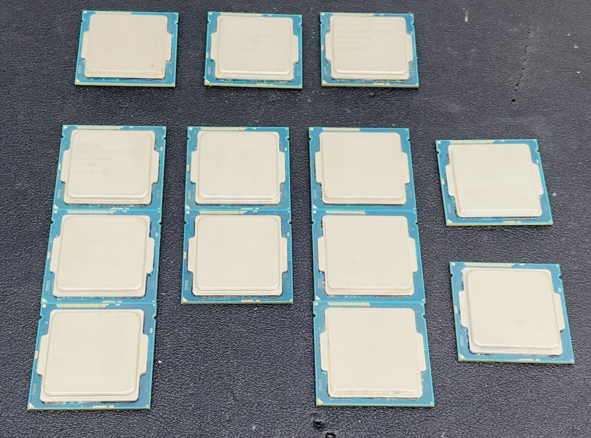 Lot of 13 Various Intel Core i5-4th Gen CPU Processors