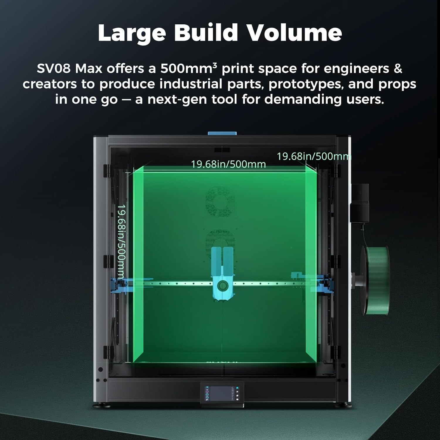 Sovol SV08 MAX 3D Printer 700mm/s High Speed Printer with Glass Enclosure Kit US